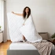 Одеяло летнее IDEIA Nordic Comfort 140Х210 см микрофибра, антиаллергенное белое (8-34652*001) - изображение 6