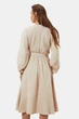 Бежевое платье из муслина XXL-3XL - изображение 3