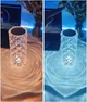 Настольная LED лампа Кристалл Роза Crystal Rose с сенсорным управлением и пультом 16 цветов 16 см - изображение 8