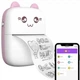 Портативний термопринтер BAMBI CAT Mini Printer дитячий Bluetooth-принтер без чорнил Чорно-білий друк - изображение 10