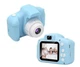 Детский фотоаппарат Sonmax GM14 с играми и видео 2.0" экран Голубой - изображение 9