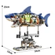 Конструктор акула Shark Technic Monster на 687 деталей синяя (395) - изображение 2