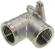 Угол установочный KOER KF.V06FF - 1/2" ВВ водорозетка - изображение 3