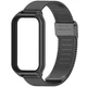 Ремінець металевий Mijobs Milan з класичною застібкою для фітнес браслета Mi Smart Band 8 Active/ Redmi Smart Band 2 чорний (mrk3490) - зображення 1