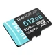 Карта памяти MicroSDXC 512GB UHS-I/U3 Class 10 Team Ultra R200/W170MB/s + SD-адаптер (TULMSDX512GIA2V3022503) - изображение 2