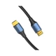 Кабель HDMI-HDMI v.2.1 Vention 8K 60Hz 4K 144Hz 2K 240Hz 48Gbps Cotton Braided 2m Black (ALGLH) - зображення 2