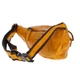 Кожаная сумка на пояс (бананка) Ashwood D102 (Yellow) - изображение 5