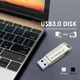 Флешка металева 2в1 512ГБ USB-Lightning для Apple iPhone, iPad, комп'ютера Microdrive A1 512GB OTG Срібний - изображение 6