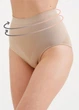 Безшовні моделюючі жіночі труси Giulia Slip Modelling високі з мікрофібри 2XL колір бежевий (beige) - зображення 1