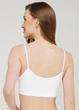 Безшовний топ жіночий Giulia Cami Top на тонких бретелях L-XL колір білий - изображение 2