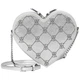 Сумка кроссбоди со стразами Victoria’s Secret Heart Crossbody Bag Rhinestone - изображение 1