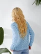 Ажурний кардиган Aura S-M блакитний - изображение 5