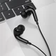 Наушники проводные Hoco M101 Pro вакуумные с микрофоном Black - изображение 4