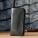 Красивый кожаный кошелек на три отделения ST Leather bg231fash10 Зеленый - изображение 9