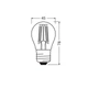 Лампа LED філаментна 4.2W 230V 470lm 2700K E27 45x75mm DIM куля [4099854077968] LEDVANCE LED CL P40 - зображення 6