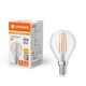 Лампа LED філаментна 4.2W 230V 470lm 2700K E14 45x78mm DIM куля [4099854065750] LEDVANCE LED CL P40 - зображення 5