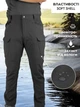 Тактичні легкі штани Soft Shell без флісу карго Eagle SP-02 Чорні 3XL (JDT-0847611) - зображення 7