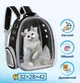 Прозрачный рюкзак для переноски Pet Cat PC-42 кошек и собак Черный (JDT-0847530) - изображение 5