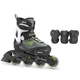 Комплект дитячий (роликові ковзани, захист) Rollerblade COMBO 32-35 (205-220мм) Black/green (07848400 T83) V - изображение 1