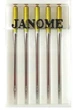 Иглы JANOME,"золотая колба" № 90, для бытовой машины, универсальная (упаковка 5 игл) - изображение 2