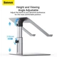 Подставка для ноутбука Baseus Metal Adjustable Laptop Stand с регулировкой высоты и угла наклона (LUJS000012) Silver - изображение 12