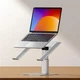 Подставка для ноутбука Baseus Metal Adjustable Laptop Stand с регулировкой высоты и угла наклона (LUJS000012) Silver - изображение 13