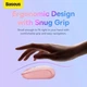 Беспроводная мышь Baseus F01B Tri-Mode Wireless Mouse 2.4G/BT5.0+BT3.0, 800-1200-1600dpi (B01055503413-00) Pink - изображение 14