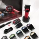 Профессиональная машинка для стрижки волос VGR V-001 RED с дисплеем и 10 насадками - изображение 4