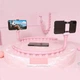Гибкий держатель для телефона с присосками Cute Worm, розовый - изображение 6