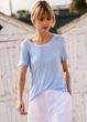 Футболка жіноча MOODO 4672B XS блакитна - зображення 1