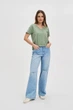 Футболка жіноча MOODO 4625O XS оливкова - зображення 2