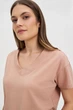 Футболка жіноча MOODO 4625B XS коричнева - зображення 2