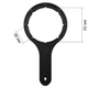 Ключ пластиковий для колби фільтра Atlas Filtri SPANNER "N" (RB7403004) - изображение 2