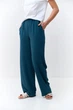 Брюки палаццо з крепу на резинці Wear me XL _Зелений (2_25_112-2_11070) - изображение 3