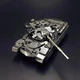 Металлический конструктор Танк Chieftain MK50 1:100. Металлическая сборная 3D модель танка. 3D пазл Танк Chieftain MK50 - изображение 2