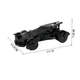 Машинка на радиоуправлении Бетмобиль Batmobile 4WD 1:20 — полноприводный РУ автомобиль с реалистичным дизайном - изображение 4