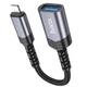USB перехідник Hoco UA24 iP Lightning male to USB female USB 2.0 OTG Converter Black - изображение 8