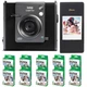 Набір Фотокамера миттєвого друку + Принтер 2-в-1 Fujifilm INSTAX Wide EVO Black (2-in-1 Instant Film Camera and Printer) / Картриджі на 100 фото / Чорний фотоальбом на 64 фото - изображение 1