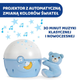 Lampka nocna projektor gwiazdek Chicco First Dreams Next2Stars Niebieski (8058664062355) - obraz 7