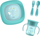 Набір посуду Chicco Set Pappa 12м+ Блакитний (16201.25) - зображення 1