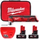 Многофункциональный аккумуляторный инструмент Реноватор Milwaukee C12 MT-402B + ЗУ + 2 АКБ + сумка (4933441705) - изображение 1