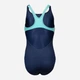 Дитячий суцільний купальник для дівчинки Arena Poseidonia Swimsuit Swim Pro B 009005-780 128 см Синій (3468337535010) - зображення 2