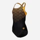 Детский сплошной купальник для девочки Arena Kikko V Swimsuit Swim Pro Back 006748-530 116 см Черный/Желтый (3468337491514) - изображение 3