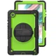 Чехол ARM Cover Samsung Galaxy Tab A 8.4 (2020) SM-T307 противоударный с ремнём и подставкой 360° Black/Green - изображение 1