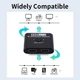 HDMI разветвитель двунаправленный Bi-Direction Switch на 2 порта 4К 60Hz Plastic, Black, переключатель + коммутатор 2x1, 1x2, для PC, XBox, PS4, PS5, видеоплееров - изображение 4