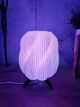 Настільна лампа сучасна декоративна WellBrand AirWave XL White/Black Modern E27 (20х20х28см) - зображення 11