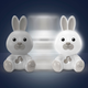 Lampka nocna Chicco First Dreams Króliczek Szary (8058664162413) - obraz 5