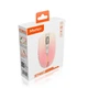 Мышь компьютерная игровая MEETION BTM002 беспроводная 2.4G+Bluetooth RGB-подсветка Розовый - изображение 6