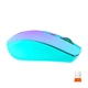 Мышь компьютерная игровая MEETION BTM002 беспроводная 2.4G+Bluetooth RGB-подсветка Фиолетовый - изображение 5