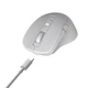 Мышь компьютерная игровая MEETION GW32 с RGB-подсветкой 8000 DPI комбинированая USB 2.4G+Bluetooth Белый - изображение 5